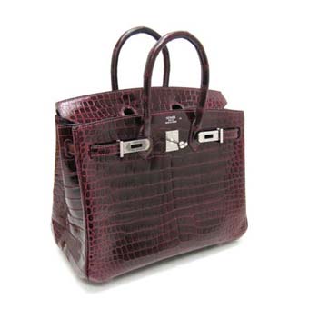 HERMES エルメス バーキン25 スーパーコピー クロコダイルポロサス プラム 05P01Sep13 Birkin 176